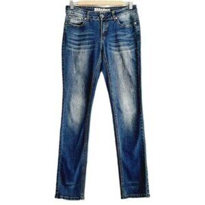 PARASUCO Distressed Skinny Fit Blue Jeans Sz 28